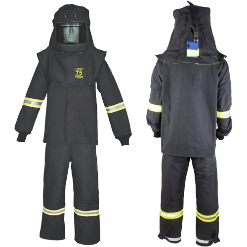 TCG 2XL Arc Flash Coat Kit, 75 cal/cm² Maritime Industrial Rubber