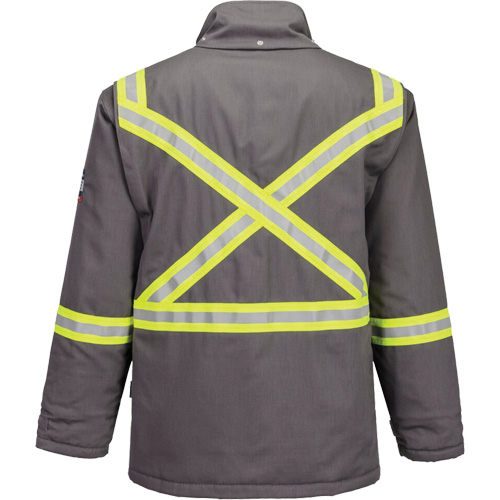 Parka dhiver isol&eacute;e 88/12 Bizflame, Gris, Moyen (grande taille) Maritime Industrial Rubber