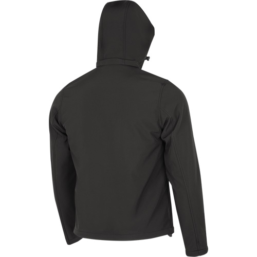 Heated Soft-Shell Jacket, Men's, Small, Black Maritime Industrial Rubber