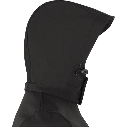 Heated Soft-Shell Jacket, Men's, Small, Black Maritime Industrial Rubber