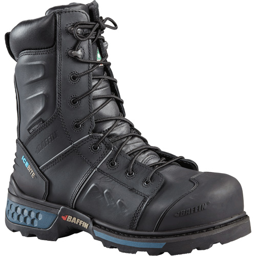 Bottes de s&eacute;curit&eacute; Ice Monster pour hommes, Cuir, Semelle R&eacute;sistant aux perforations, Pointure 10 Maritime Industrial Rubber