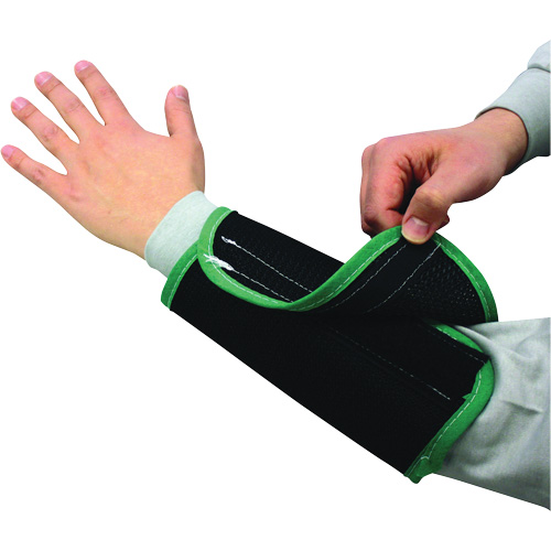 Kut Gard&reg; 2-Ply Cane Mesh Sleeve, Nylon, 9", ASTM ANSI Level A4, Black Maritime Industrial Rubber