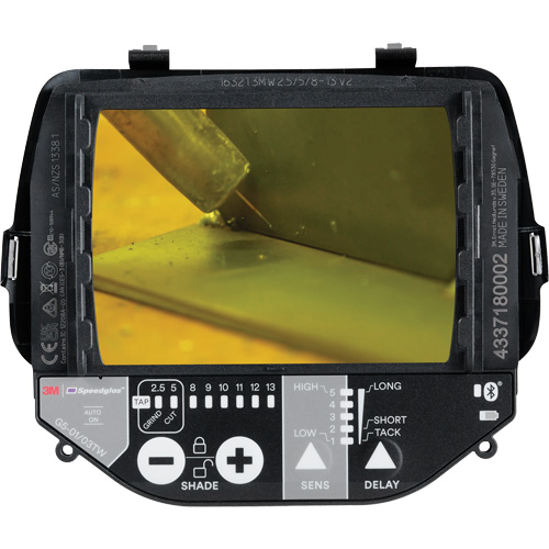 Filtre auto-assombrissant Speedglas G5 pour le soudage par pointage, 2-4/5" la x 4-1/4" h Champ de vision, Pour utilisation avec Casques G5-01 et G5-03 Maritime Industrial Rubber