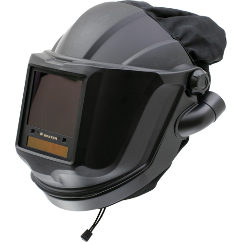 PEAKAIR MAXSHIELD&reg; PAPR Head Top with Flip-Front X90VX ADF Visor, Universal, Facepiece/Welding Maritime Industrial Rubber