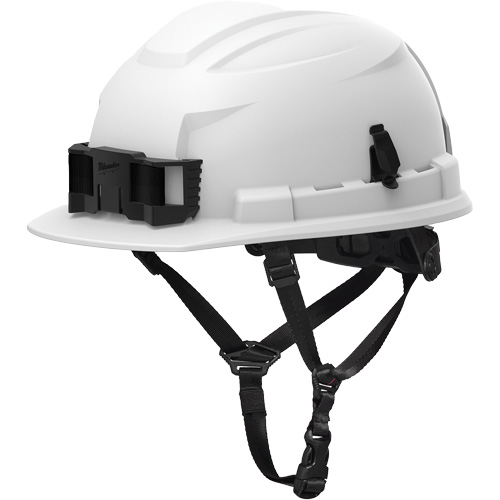 Casque de s&eacute;curit&eacute; &agrave; bordure avant BOLT, R&eacute;pond aux normes CSA type 2, Suspension Rochet, Non ventil&eacute; Maritime Industrial Rubber