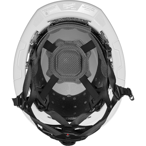 BOLT Full Brim Safety Helmet, Meets CSA Type 2, Ratchet Suspension, Vented Maritime Industrial Rubber