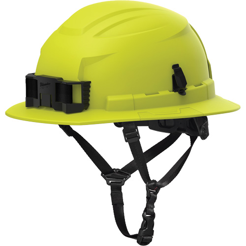 BOLT Full Brim Safety Helmet, Meets CSA Type 2, Ratchet Suspension, Non-Vented Maritime Industrial Rubber