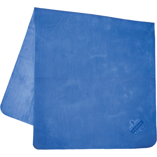 Serviette de refroidissement par &eacute;vaporation &eacute;conomique Chill-Its 6601, Bleu Maritime Industrial Rubber