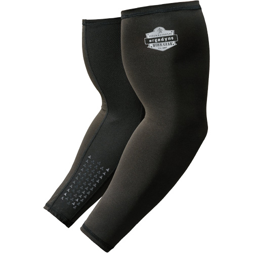 Chill-Its 6691 Cooling Arm Sleeves with Box Handling Grips, 2X-Large, Black Maritime Industrial Rubber