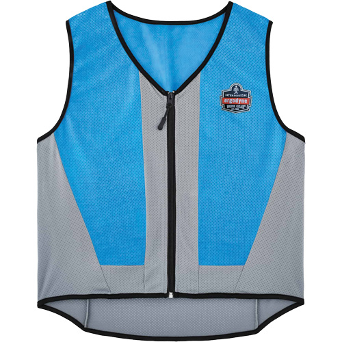 Chill-Its 6667 Wet Evaporative Cooling Vest with Zipper Closure, 5X-Large, Blue Maritime Industrial Rubber