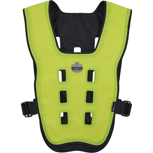 Veste de refroidissement &eacute;vaporatif Chill-Its 6685 avec fermeture &agrave; glissi&egrave;re, 2T-grand/3T-grand, Jaune lime haute visibilit&eacute; Maritime Industrial Rubber