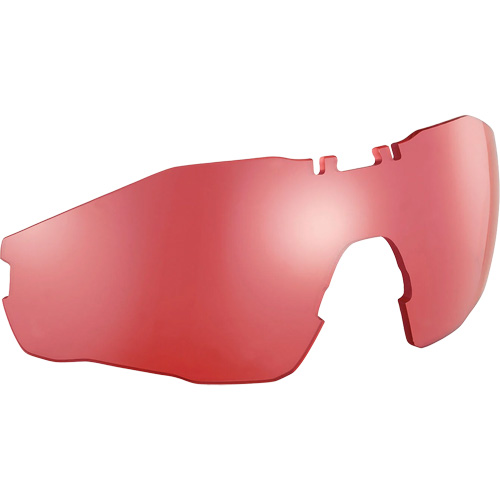 Lentille de rechange pour lunettes de s&eacute;curit&eacute; MY6, Antibu&eacute;e/Anti-&eacute;gratignures, SCT-Vermillion, MY6 Maritime Industrial Rubber