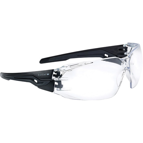 Lunettes de s&eacute;curit&eacute; BSSI Silex+, Lentille Transparent, Antibu&eacute;e/Anti-&eacute;gratignures, ANSI Z87+ Maritime Industrial Rubber