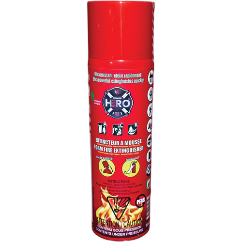 Extincteur Hero 911 sans PFAS, ACK, Capacit&eacute; 500 ml Maritime Industrial Rubber