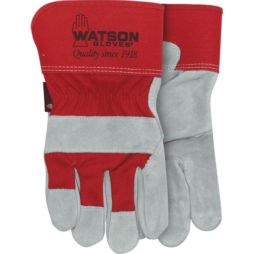 104 Mean Mother Gloves, Small, Split Cowhide Palm Maritime Industrial Rubber
