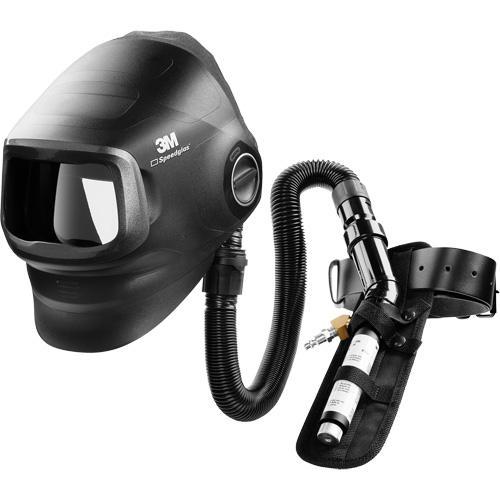 Masque de soudage robuste Speedglas G5-01 avec soupape de refroidissement V-100 Vortex, Standard, Soudage Maritime Industrial Rubber