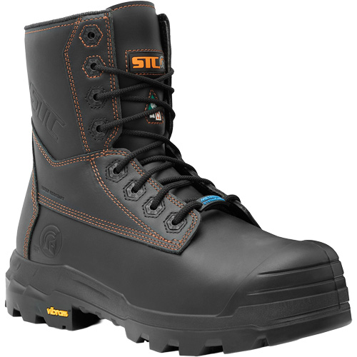 Bottes de travail Metpro Flex avec protecteur m&eacute;tatarsien, Cuir, Taille 9-1/2, Imperm&eacute;able Maritime Industrial Rubber