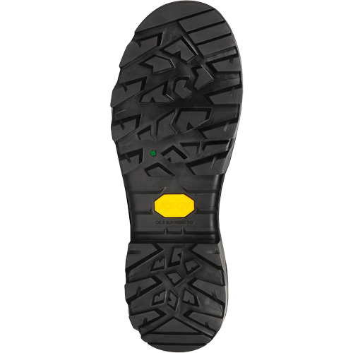 Bottes de travail Metpro Flex avec protecteur m&eacute;tatarsien, Cuir, Taille 9-1/2, Imperm&eacute;able Maritime Industrial Rubber