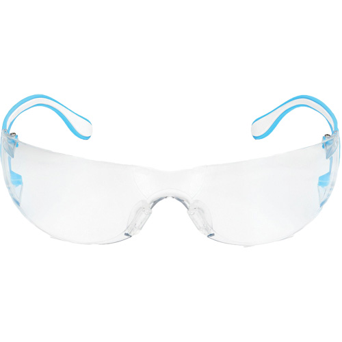 Adapt Lite Blue/White Safety Glasses, Clear Lens, Anti-Fog/Anti-Scratch, ANSI Z87+/Meets/Exceeds CSA Z94.3 Maritime Industrial Rubber