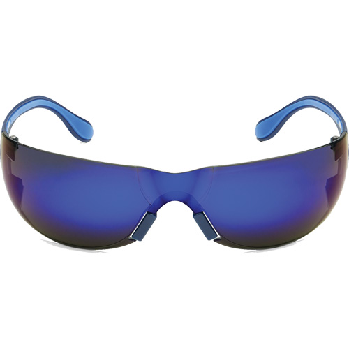 Adapt Lite Safety Glasses, Blue Mirror Lens, Anti-Fog/Anti-Scratch, ANSI Z87+/Meets/Exceeds CSA Z94.3 Maritime Industrial Rubber