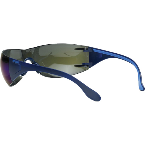 Adapt Lite Safety Glasses, Blue Mirror Lens, Anti-Fog/Anti-Scratch, ANSI Z87+/Meets/Exceeds CSA Z94.3 Maritime Industrial Rubber