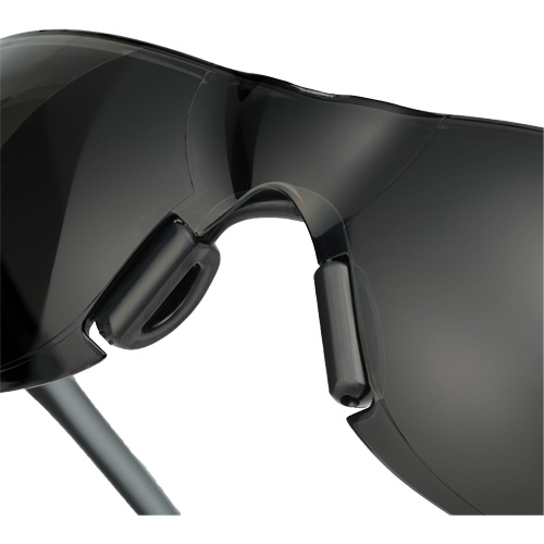 Adapt Lite Safety Glasses, Smoke Lens, Anti-Fog/Anti-Scratch, ANSI Z87+/Meets/Exceeds CSA Z94.3 Maritime Industrial Rubber