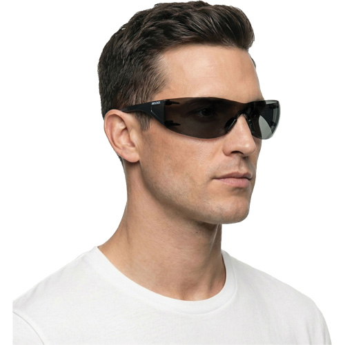 Adapt Lite Safety Glasses, Smoke Lens, Anti-Fog/Anti-Scratch, ANSI Z87+/Meets/Exceeds CSA Z94.3 Maritime Industrial Rubber