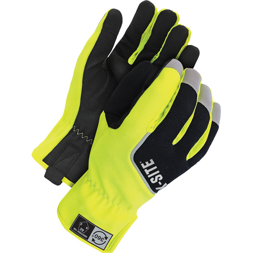Gants de performance X-Site r&eacute;sistants &agrave; la coupe et compatibles avec les &eacute;crans tactiles, Taille T-Grand, Enveloppe en Microfibre/Spandex, ASTM ANSI niveau A5 Maritime Industrial Rubber