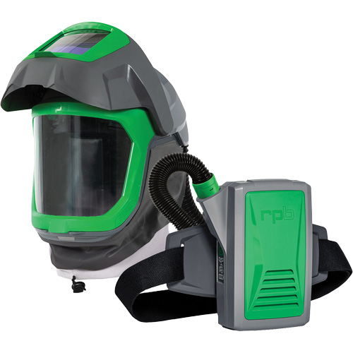 Masque de respirateur Z-Link avec joint de visage, visi&egrave;re & montage &agrave; ceinture, Respirateur &agrave; masque/Masque de soudage, Pile Lithium-ion Maritime Industrial Rubber