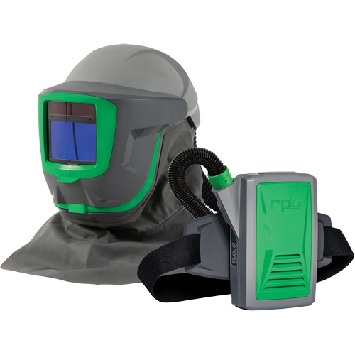 Z-Link+ syst&egrave;me APR motoris&eacute; avec cape &agrave; l'&eacute;paule & visi&egrave;re, Respirateur &agrave; masque/Masque de soudage Maritime Industrial Rubber