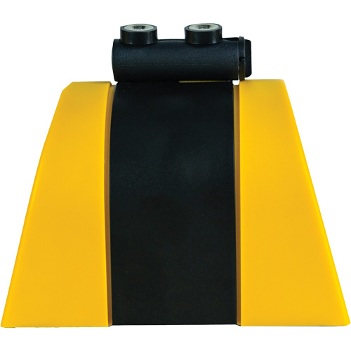 Syst&egrave;me de barri&egrave;re de s&eacute;curit&eacute; HAZLOK, Plastique, Fixation magn&eacute;tique, 30', Ruban Noir et jaune Maritime Industrial Rubber