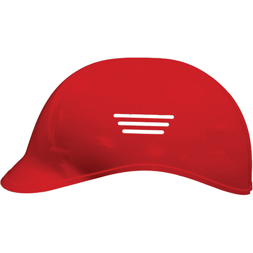 Casque antichocs LIDGUARD avec suspension &agrave; 4 pointe, Suspension &agrave; douille, Rouge Maritime Industrial Rubber