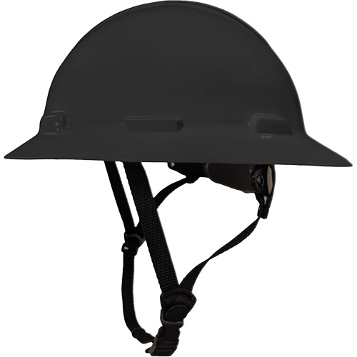 Casque de s&eacute;curit&eacute; &agrave; bordure compl&egrave;te LIDGUARD avec mentonni&egrave;re, R&eacute;pond aux normes CSA type 1, Suspension Rochet, Ventil&eacute; Maritime Industrial Rubber