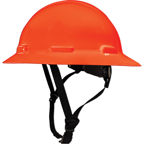 Casque de s&eacute;curit&eacute; &agrave; bordure compl&egrave;te LIDGUARD avec mentonni&egrave;re, R&eacute;pond aux normes CSA type 2, Suspension Rochet, Ventil&eacute; Maritime Industrial Rubber