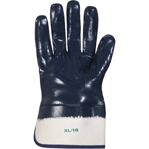 Gants robustes KnitActiv N9B, Taille 10, Coton Maritime Industrial Rubber