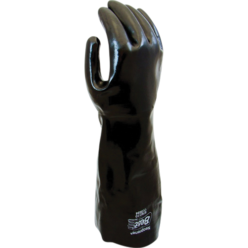 Gants r&eacute;sistants aux produits chimiques, 16" lo, N&eacute;opr&egrave;ne, Doublure en Coton, 70 mils Maritime Industrial Rubber