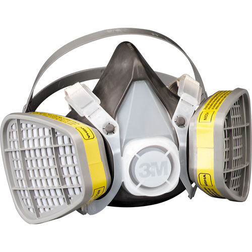 Organic Vapour/Acid Gas Respirator, Elastomer/Thermoplastic, Large Maritime Industrial Rubber