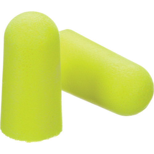 Bouchons d'oreilles n&eacute;on jaune E-A-Rsoft, Vrac - Sac en poly Maritime Industrial Rubber