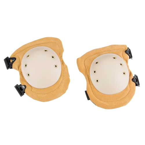 Genouill&egrave;res de soudeur ALLEGRO INDUSTRIES, Style Boucles et crochets, Prot&egrave;ge-genoux Cuir, Tampons Mousse Maritime Industrial Rubber