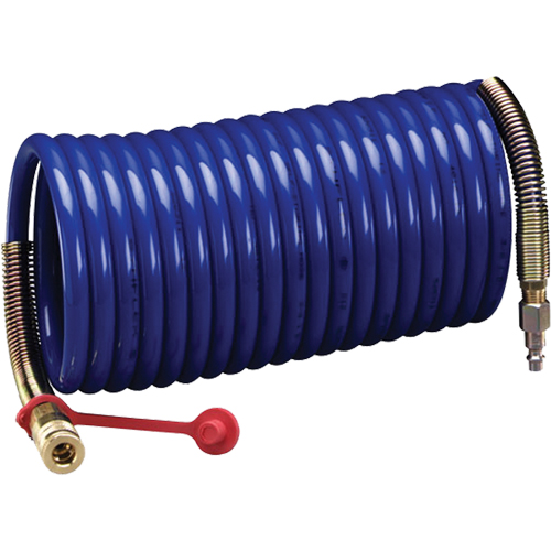 Masques non ajust&eacute;s 3M avec adduction d'air-TUYAUX D'AIR COMPRIM&eacute;, Enroul&eacute; haute pression, 50' Maritime Industrial Rubber