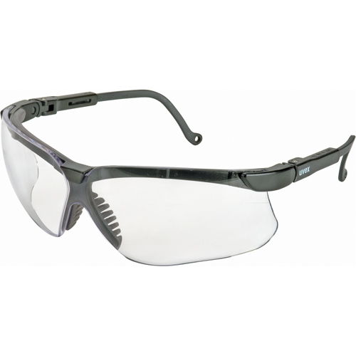 Lunettes de s&eacute;curit&eacute; Uvex Genesis, Lentille Transparent, Antibu&eacute;e/Anti-&eacute;gratignures, R&eacute;pond ou surpasse la norme CSA Z94.3 Maritime Industrial Rubber