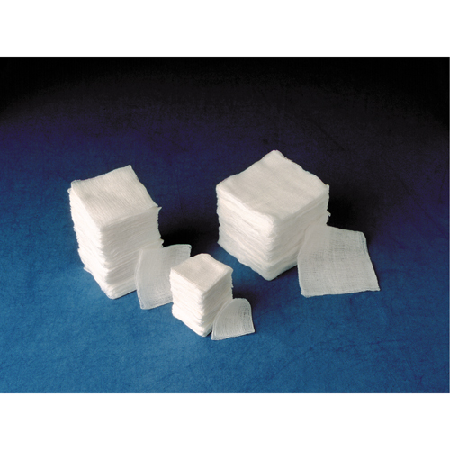 &eacute;ponges de gaze, Tampon, 4" lo x 4" la, Dispositif m&eacute;dical Classe 1 Maritime Industrial Rubber