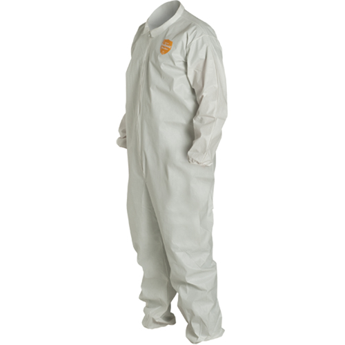 ProShield&reg; 60 Coveralls, Small, White, Microporous Maritime Industrial Rubber