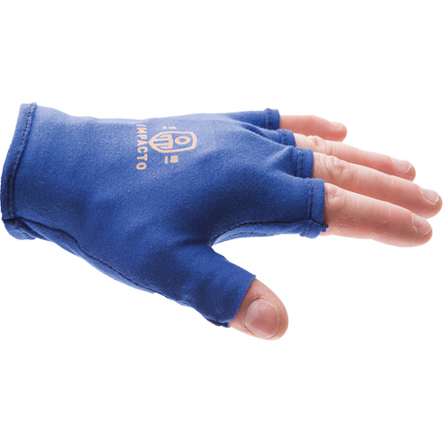 Anti-Impact Fingerless Left-Hand Glove Liner, 6/X-Small, Synthetic Palm, Slip-On Cuff Maritime Industrial Rubber