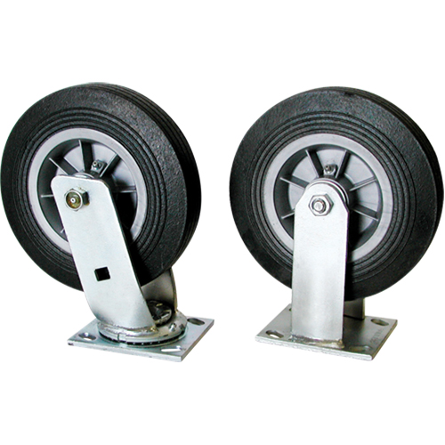 Extra Large Tote with 8" Wheels, 223 US gal. Capacity Maritime Industrial Rubber