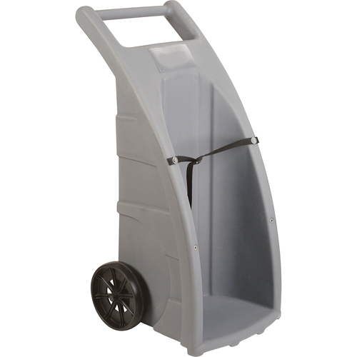 Chariot pour bouteilles, Roues Caoutchouc, Base de 23" la x 24" lo, 500 lb Maritime Industrial Rubber