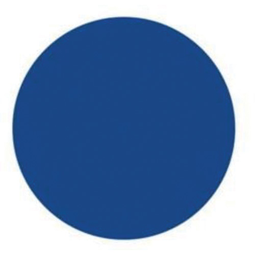 Round Write-On Labels, Circle, 3" L x 3" W, Blue Maritime Industrial Rubber