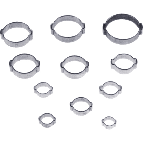 2-Ear Clamps, Max Dia. 9/10" Maritime Industrial Rubber