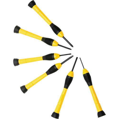 Precision Screwdriver Set, 6 Pcs. Maritime Industrial Rubber