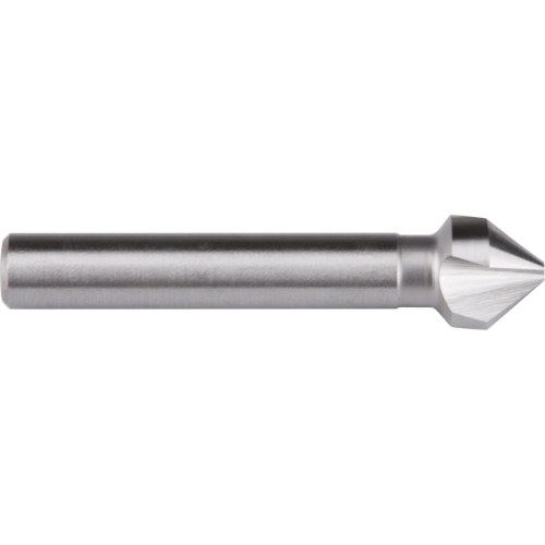 Straight Shank Countersink, 12.4 mm, High Speed Steel, 82° Angle, 3 Flutes Maritime Industrial Rubber